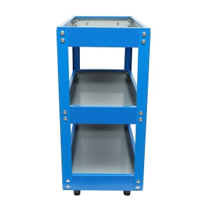 Carucior metalic pe roti cu 3 rafturi pentru scule 510x260x575mm, Cod: DISMC79 - Img 4