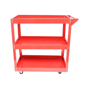 Carucior metalic pe roti cu 3 rafturi pentru scule 730x720x360mm, Cod: BK90416, - Img 4