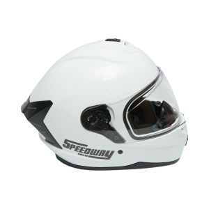 Casca moto integrala alba cu viziera transparenta, marimea XL Grit , Cod: DISTM85 - Img 6