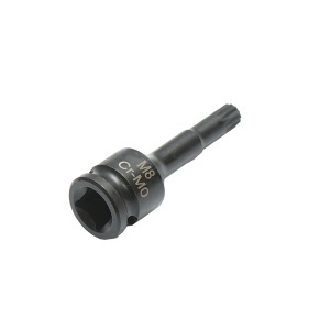 Cheie tubulara de impact spline M8, 60mm, patrat 3/8 Cr-Mo, Cod: DISTS91 - Img 4