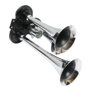 Claxon 3 trompete pentru compresor aer 12/24V, Cod: BK60104, Brand: BRECKNER GERMANY - Img 2