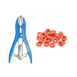 Cleste castrare cu inel pentru bovine, ovine, porci, Cod: BK77851, Brand: BRECKNER GERMANY