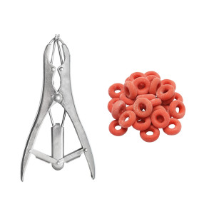Cleste castrare cu inel pentru bovine, ovine, porci, Cod: BK77852, Brand: BRECKNER GERMANY