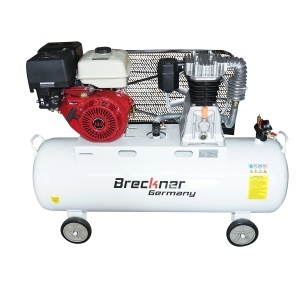 Compresor aer pe curea 200L, motor pe benzina 13CP, presiune maxima 8 bar, volum aer aspirat 600 L/min Breckner Germany, BK76307
