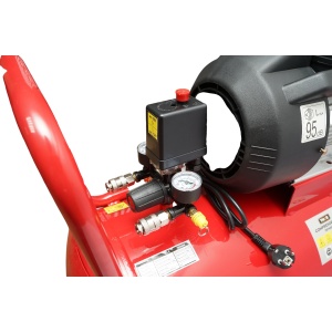 Compresor aer volum 100L, motor 2 cilindrii in V 2.2KW/2CP, presiune maxima 8 bar, volum aer aspirat 370L, Cod: DISDV95, Marca: THOR - Img 9