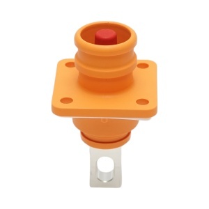 Conector baterie tata portocaliu 1500V/250A pentru cablu cupru 50mm² IP68 Leader, DISTU29