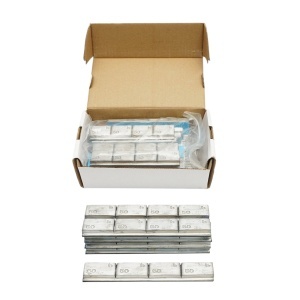 Contragreutati autoadezive plumb echilibrare roti camioane, utilaje, autobuze Pb 50g (50gx4 buc) 20 benzi/cutie Breckner Germany, BK91046