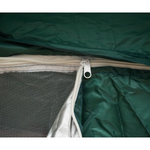 Cort camping 2 persoane verde pliabil automat pop-up 2 intrari, impermeabil cu protectie UV si plasa anti-insecte 200x200x145cm, BRECKNER GERMANY, BK76203 - Img 10