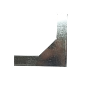 Cot orizontal 90 grade din otel galvanizat pentru jgheab 25x50mm, DISMK57 - Img 3