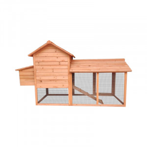 Cotet pentru pasari de curte, din lemn 2040x760x1160mm, Cod: DISCY93 - Img 2