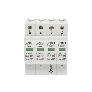 Descarcator la supratensiune cu semnalizare pentru sisteme fotovoltaice LA-SPD-4P-40kA-385V, Cod: DISHT41, Brand: Leader - Img 1