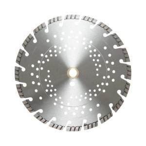 Disc diamantat turbo segmentat 300x30mm, segment 10mm pentru beton armat, pavele, boltari, piatra dura Breckner Germany, BRECKNER GERMANY, BK79764 - Img 2