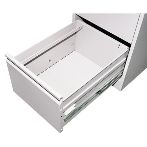 Dulap metalic fiset 1340x460x620mm cu 4 sertare securizate, gri, Cod: BK77454, Echivalență: DISEP58, Breckner Germany - Img 4