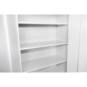 Dulap metalic fiset 1800x900x400mm cu 2 usi securizate, 4 polite, gri, Cod: BK77453, Brand: BRECKNER GERMANY - Img 6