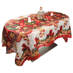 Față de masă Crăciun 150×220 cm – model festiv pentru decorul sărbătorilor