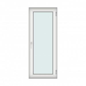 Fereastra 80x200cm, 1 canat, alb, dreapta si rabatare, Klass, 7cm, 6 camere, 2 garnituri - Img 1
