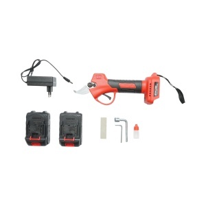 Foarfeca electrica de gradina cu 2 acumulatori 36V, 1.5Ah Li-Ion, 100W, diametru taiere 0-25mm, buton siguranta Breckner Germany, BRECKNER GERMANY, DISUS63 - Img 6