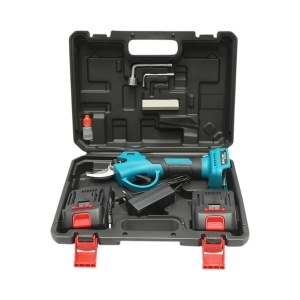 Foarfeca electrica de gradina cu 2 acumulatori 36V, 2Ah Li-Ion, 100W, afisaj digital, diametru taiere 0-25mm Breckner Germany, BRECKNER GERMANY, DISUS58 - Img 2