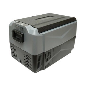 Frigider auto 35L cu compresor 12V-24V-220V, 60W, afisaj LCD, zona dubla de racire, USB 630x390x390mm, BK99976 - Img 7