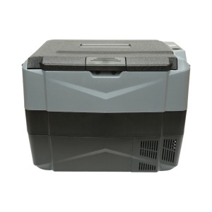 Frigider auto 45L cu compresor 12V-24V-220V, 60W, afisaj LCD, zona dubla de racire, USB 630x390x490mm, BK99977 - Img 4