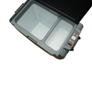 Frigider auto 55L cu compresor 12V-24V-220V, 60W, afisaj LCD, zona dubla de racire, USB 630x390x590mm, BK99978 - Img 9