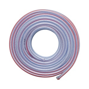 Furtun gradina PVC transparent 3/8 inch (10mm), PN9 bar, 10x14mm cu insertie textila impletita 50m/rola, BK80388 - Img 2