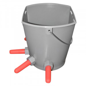 Galeata 8L cu 5 suzete pentru alaptat vitei adapatoare, Cod: BK87788, Brand: BRECKNER GERMANY - Img 2