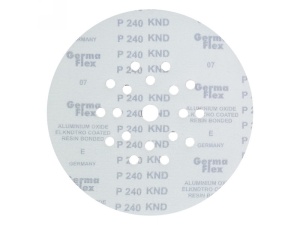 GERMAFLEX Disc de fixare Velcro 225 mm / P240 18+1 găuri (5 buc) - Img 2