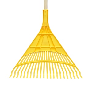 Grebla plastic pentru frunze, coada lemn 120cm, 22 de dinti , Cod: DISPN54, Marca: CROWNMAN - Img 3