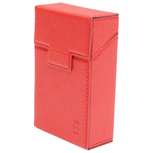 Husa rosie din piele pentru pachet de tigari P22, Cod: BK90447, BRECKNER GERMANY - Img 1
