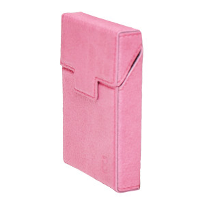 Husa roz din piele pentru pachet de tigari P24, Cod: BK90424, BRECKNER GERMANY - Img 1