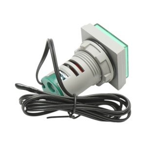 Indicator digital temperatura cu sonda LED verde 220V/380V AC Ø 22mm Breckner Germany, BRECKNER GERMANY, BK76641 - Img 5