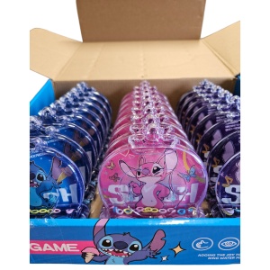 Joc cu Apă „Stitch” – Water Game cu Inele, Model Căruță, Roz - Img 5