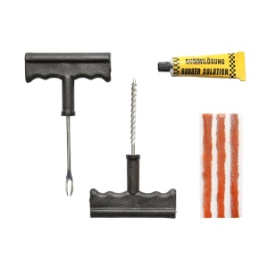 Kit profesional vulcanizare anvelope tubeless la rece cu snur si adeziv (reparat cauciuc), Cod: BK77440, Brand: BRECKNER GERMANY - Img 2