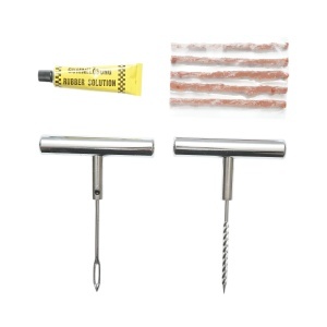 Kit profesional vulcanizare anvelope tubeless la rece cu snur si adeziv, DISTX28 - Img 3