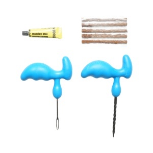 Kit profesional vulcanizare anvelope tubeless la rece cu snur si adeziv, DISTX27 - Img 2