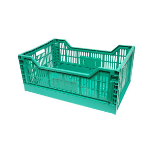 Lada, cutie plastic pliabila 595x395x250mm, verde pentru depozitare Cod: DISLK98, Breckner Germany - Img 3