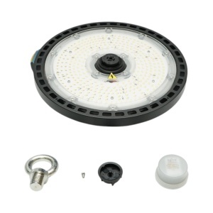 Lampa industriala LED High-Bay 150W, 220V, 5000K, 22500lm, senzor de miscare cu microunde pentru hale, depozite 265x86mm Breckner Germany, AAA633 - Img 8