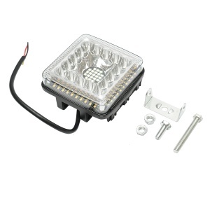 Lampa LED 9-36V, 40W, culoare alb-galben, carcasa aluminiu 110x107x50mm, BK79837 - Img 2