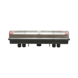 Lampa stop spate dreapta LED camion 24V, 7 pini ASS2.1+4x2 cu iluminare numar, alarma mers inapoi 400x153x88m, DISTX20 - Img 3