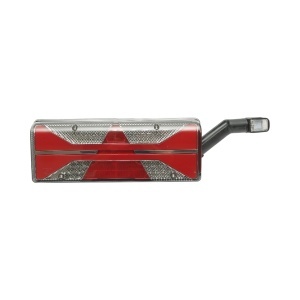 Lampa stop spate dreapta LED remorca 24V, 7 pini ASS2.1+4x2 cu lampi de gabarit, iluminare numar 400x153x88mm, DISTX17