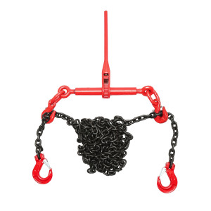 Lant ancorare pentru utilaje grele cu dispozitiv de tensionare pe clichet, greutate suportata 4T, lungime lant 6m, grosime zala fi 8mm, Cod: BK92731,Brand: BRECKNER GERMANY - Img 6