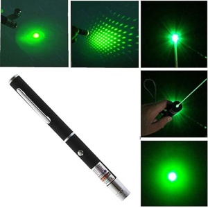 Lanternă cu Laser Pointer Verde LED – 14 cm, Negru - Img 10