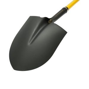 Lopata otel cu varf ascutit tip cazma 220x290x1020mm, coada din fibra de sticla si maner D Crownman, BK00406 - Img 8