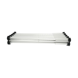 Masa de lucru pliabila tip acordeon cu 10 picioare, cadru din aluminiu 226x61x72cm, BK80429 - Img 5
