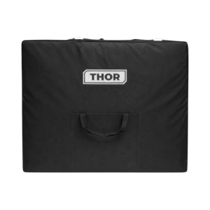Masa de masaj pliabila portabila 2 zone, cadru lemn, spuma 6cm, inaltime 55-76cm, piele ecologica neagra 60x213cm THOR, THOR, 40TH437 - Img 12