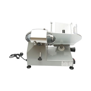 Masina de feliat carne si mezeluri electrica 150W, 220V, grosime reglabila 0.2-12mm, diametru lama 250mm, DISGN81 - Img 4