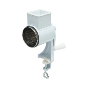 Masina de macinat nuci manuala, tambur inox, corp metalic alb Berner BG-5, BK88811