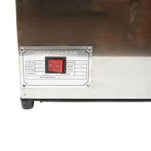Masina de tocat carne electrica inox 1600W, 220V, capacitate 150 kg/h, adaptor carnati, 1 sita si 1 cutit incluse 380x210x415mm, DISVG63 - Img 13