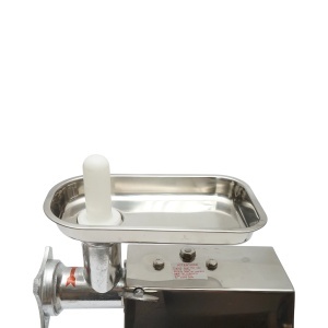 Masina de tocat carne electrica inox + aluminiu 1200W, 220V, capacitate 100 kg/h, adaptor carnati, 1 sita si 1 cutit incluse 340x185x365mm, DISVG61 - Img 8
